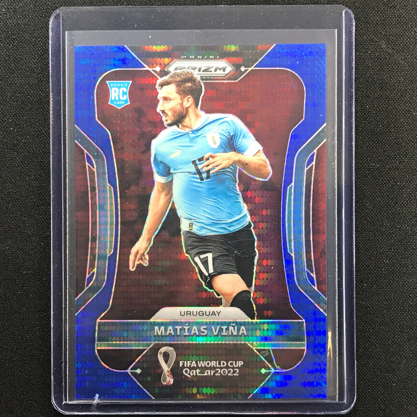 2022 Prizm Fifa World Cup Qatar Matias Vina Rookie Breakaway Blue 23/49