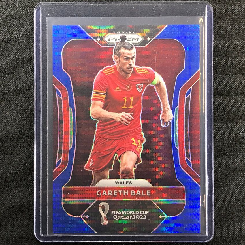 2022 Prizm Fifa World Cup Qatar Gareth Bale Breakaway Blue 28/49