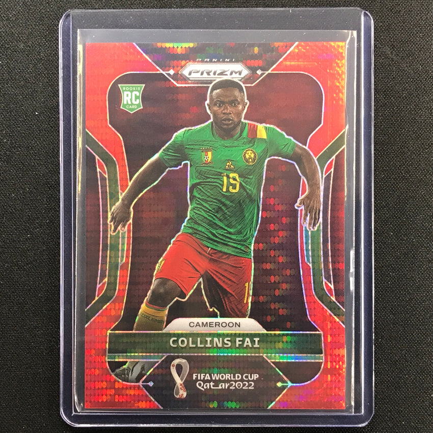 2022 Prizm Fifa World Cup Qatar Collins Fai Rookie Breakaway Red 44/99