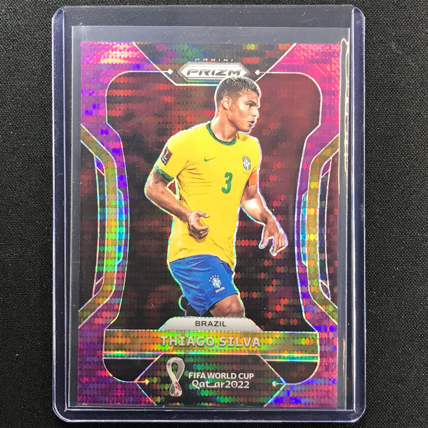 2022 Prizm Fifa World Cup Qatar Thiago Silva Breakaway Purple 18/35