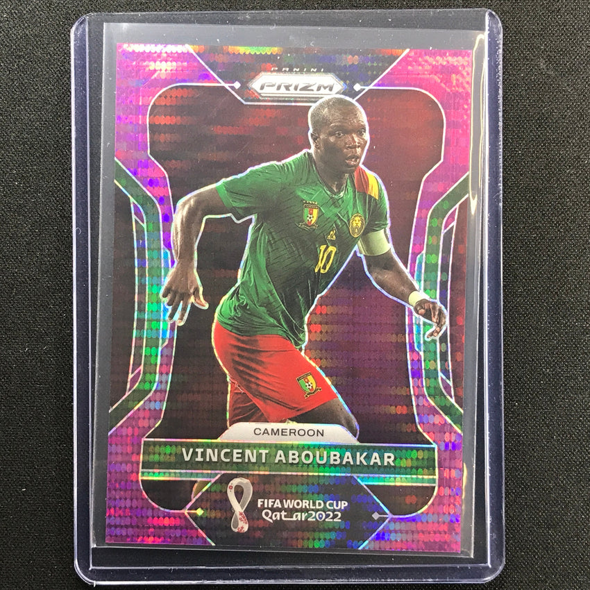 2022 Prizm Fifa World Cup Qatar Vincent Aboubakar Breakaway Purple 9/35