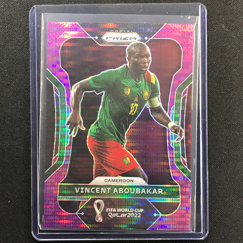 2022 Prizm Fifa World Cup Qatar Vincent Aboubakar Breakaway Purple 20/35