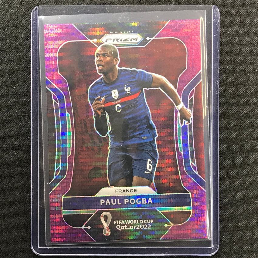 2022 Prizm Fifa World Cup Qatar Paul Pogba Breakaway Purple 12/35