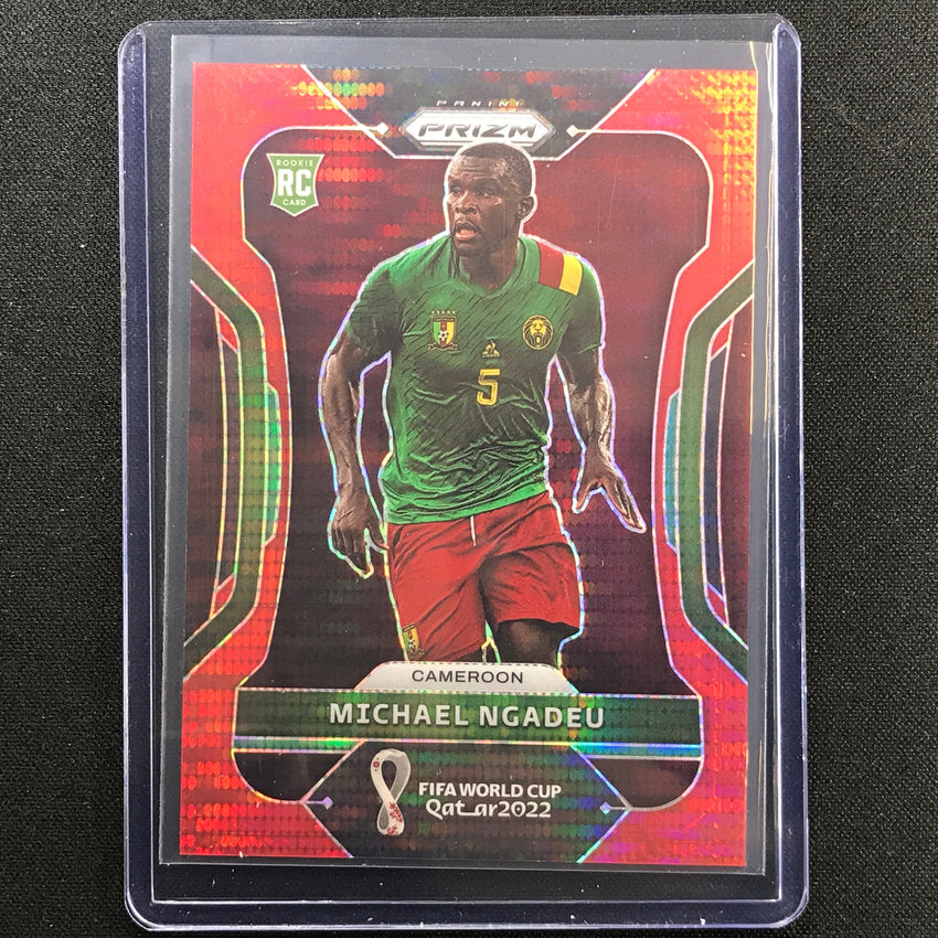 2022 Prizm Fifa World Cup Qatar Michael Ngadeu Rookie Breakaway Red 91/99