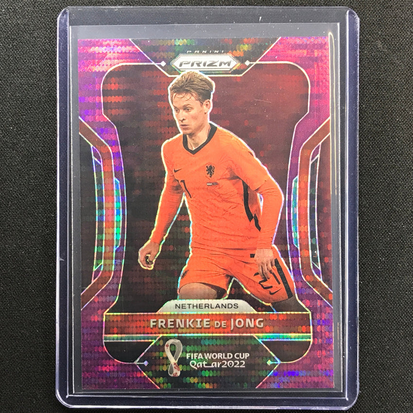 2022 Prizm Fifa World Cup Qatar Frenkie De Jong Breakaway Purple 15/35