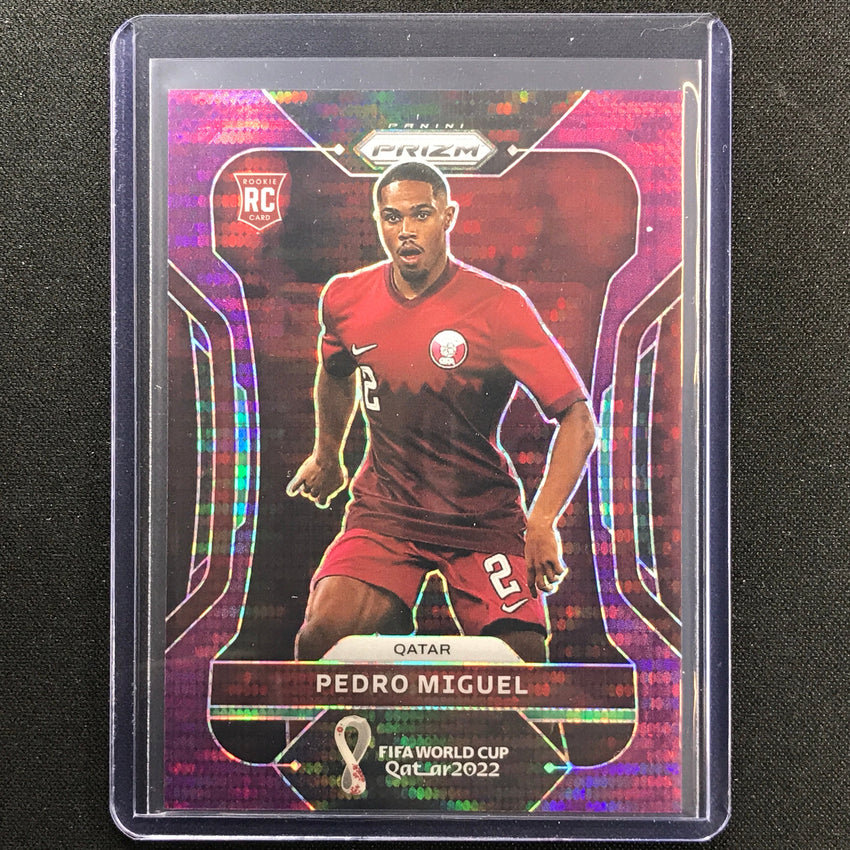 2022 Prizm Fifa World Cup Qatar Pedro Miguel Rookie Breakaway Purple 22/35