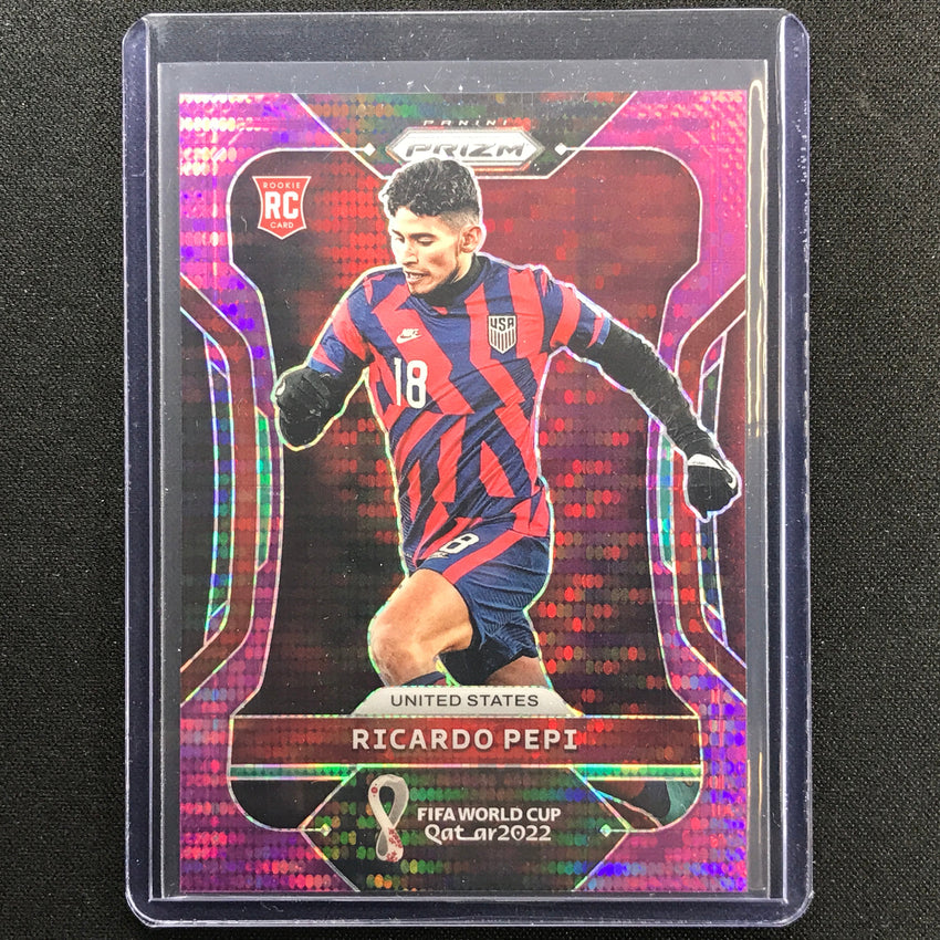 2022 Prizm Fifa World Cup Qatar Ricardo Pepi Rookie Breakaway Purple 18/35