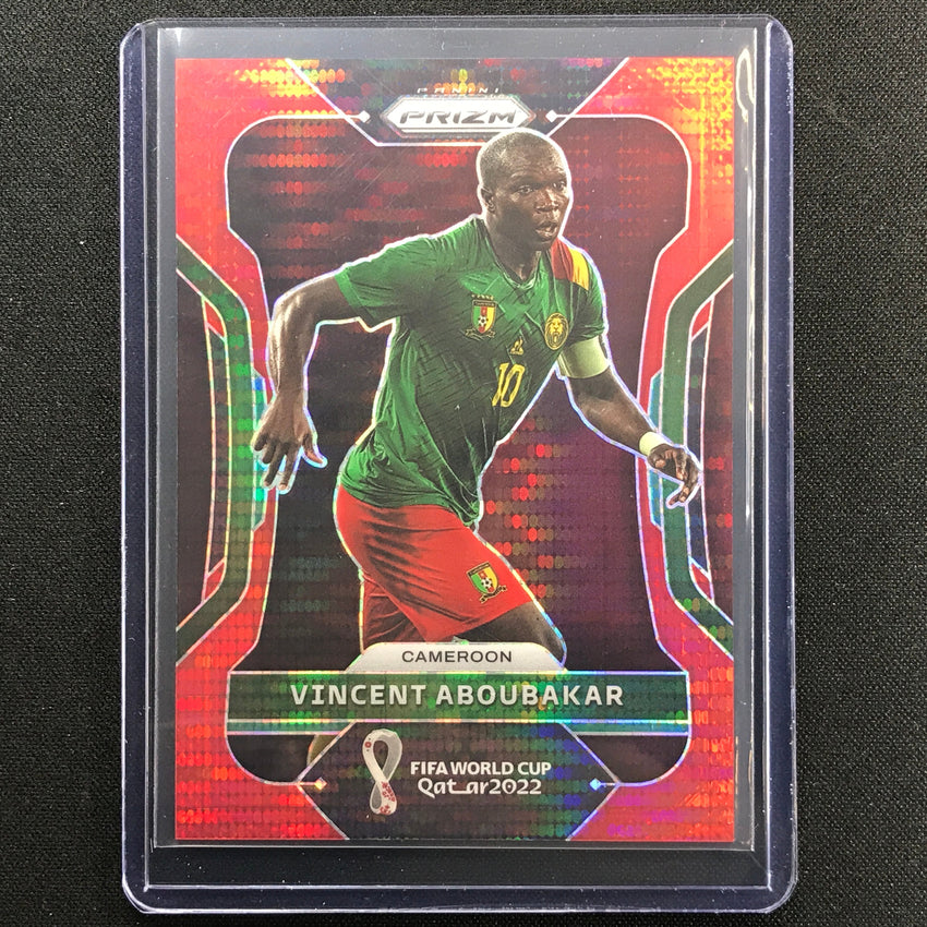 2022 Prizm Fifa World Cup Qatar Vincent Aboubakar Breakaway Red 29/99