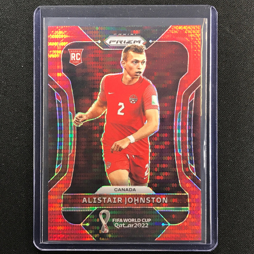 2022 Prizm Fifa World Cup Qatar Alistair Johnston Rookie Breakaway Red 39/99
