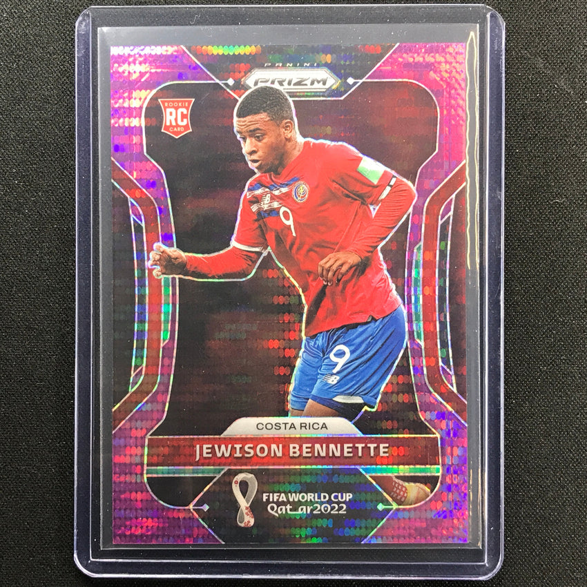 2022 Prizm Fifa World Cup Qatar Jewison Benette Rookie Breakaway Purple 26/35