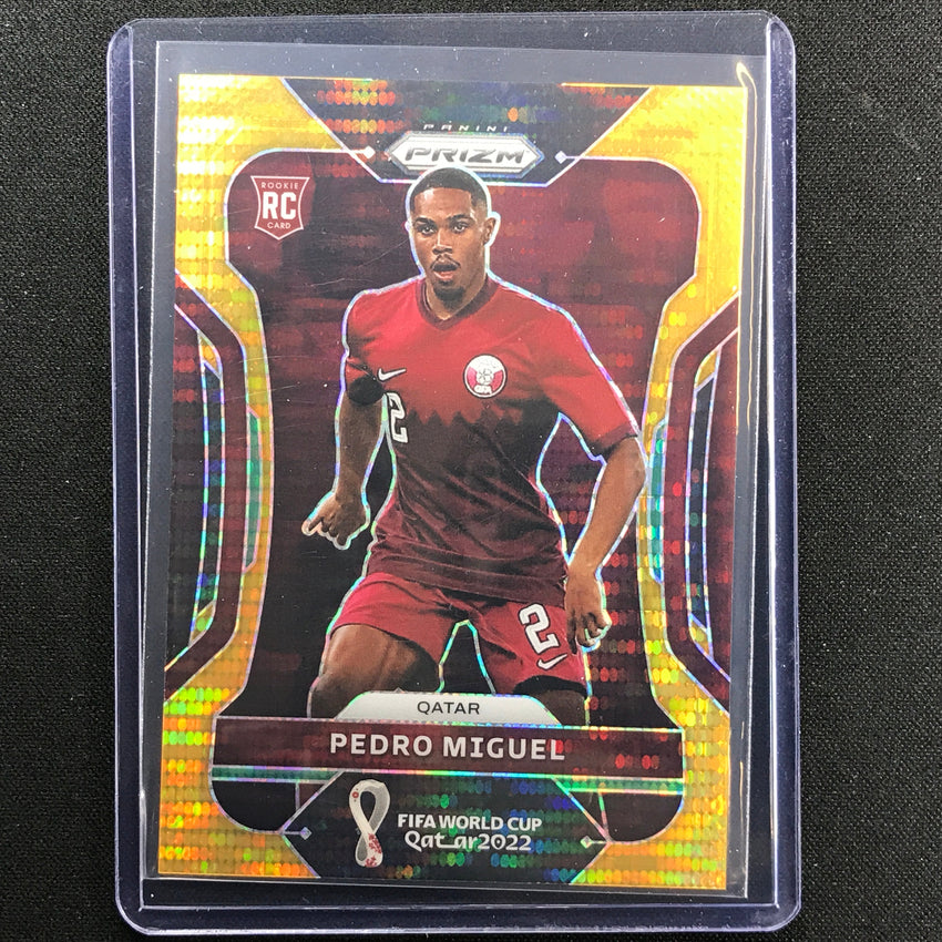 2022 Prizm Fifa World Cup Qatar Pedro Miguel Rookie Breakaway Gold 10/10