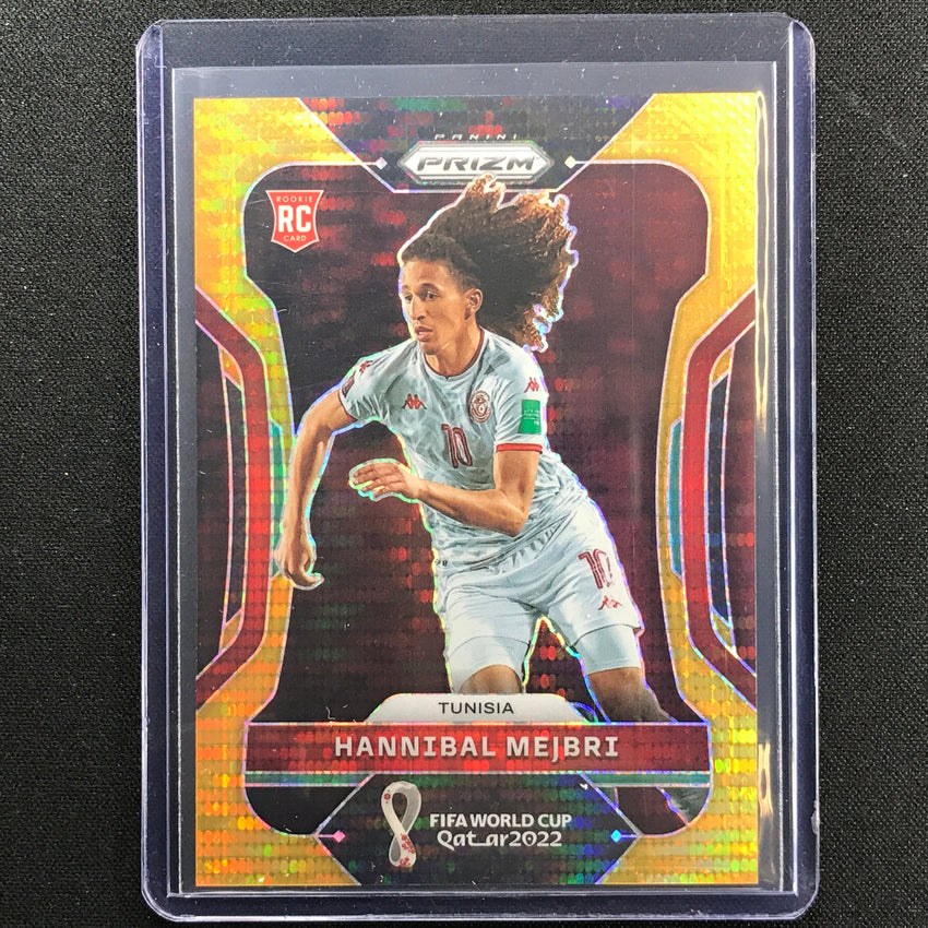2022 Prizm Fifa World Cup Qatar Hannibal Mejbri Rookie Breakaway Gold 5/10