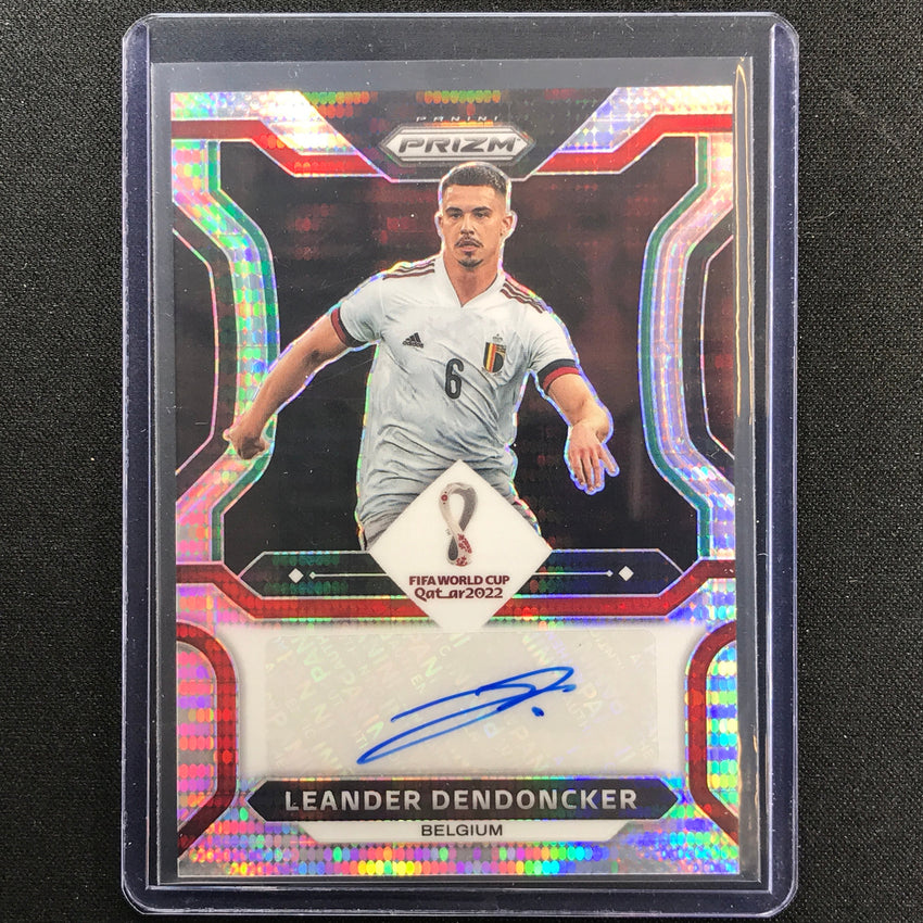 2022 Prizm Fifa World Cup Qatar Leander Dendoncker Breakaway Signature Auto No Lde