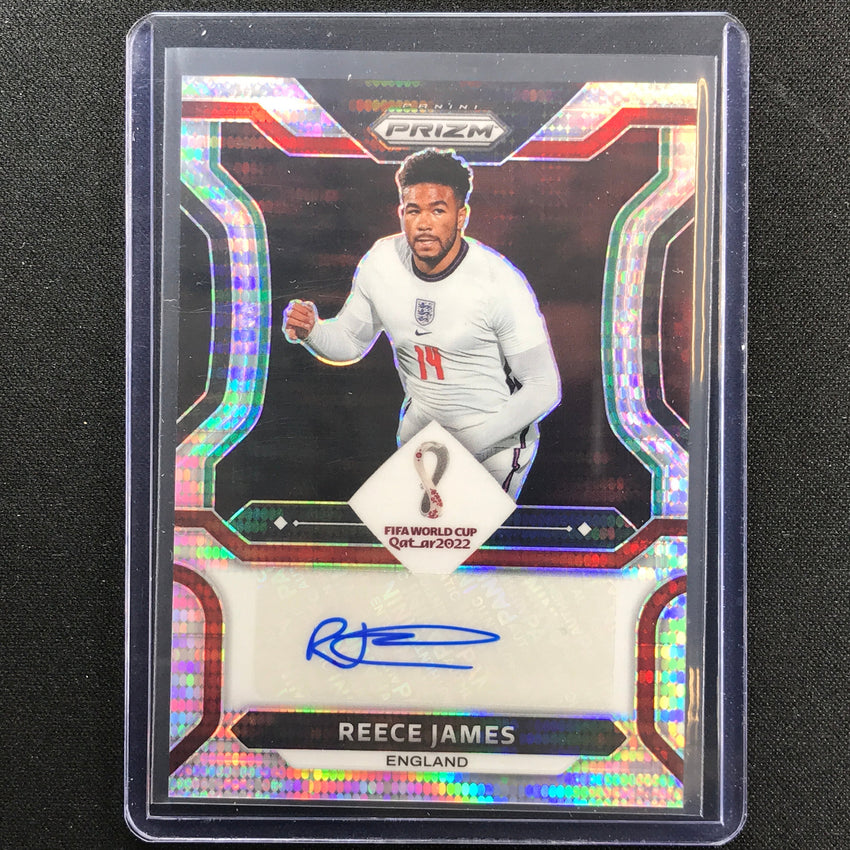 2022 Prizm Fifa World Cup Qatar Reece James Breakaway Signatures Auto No Rja