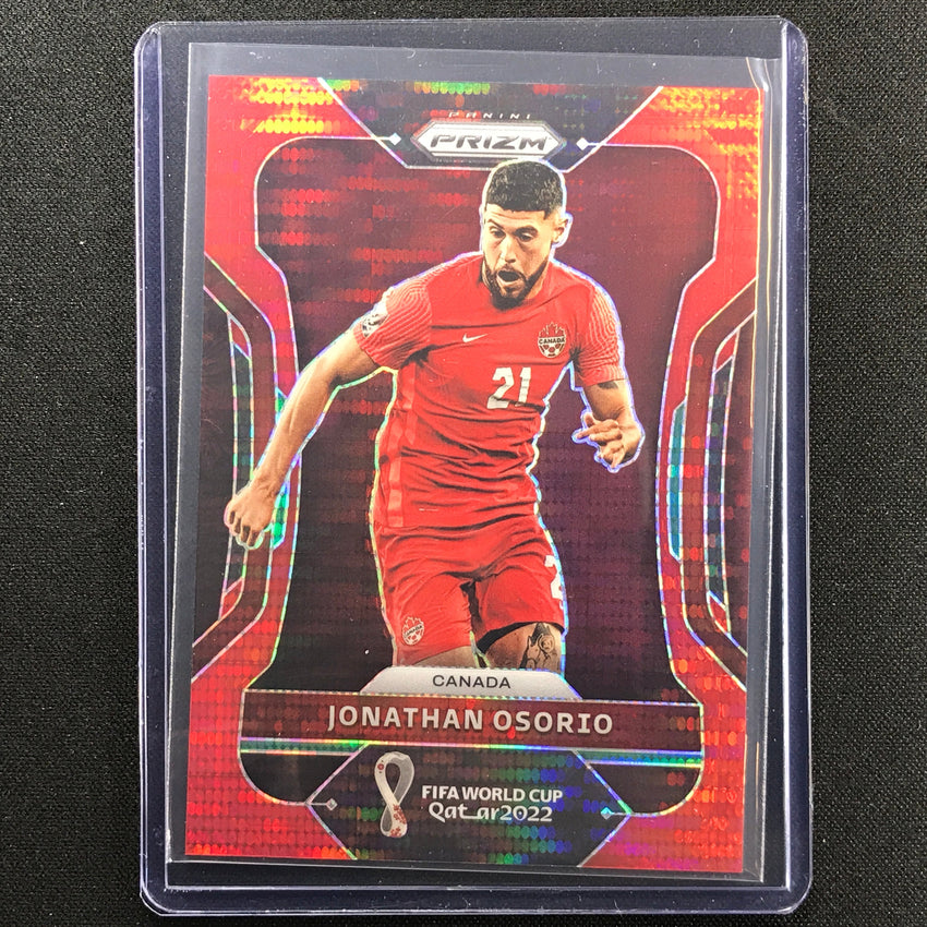 2022 Prizm Fifa World Cup Qatar Jonathan Osorio Breakaway Red 17/99