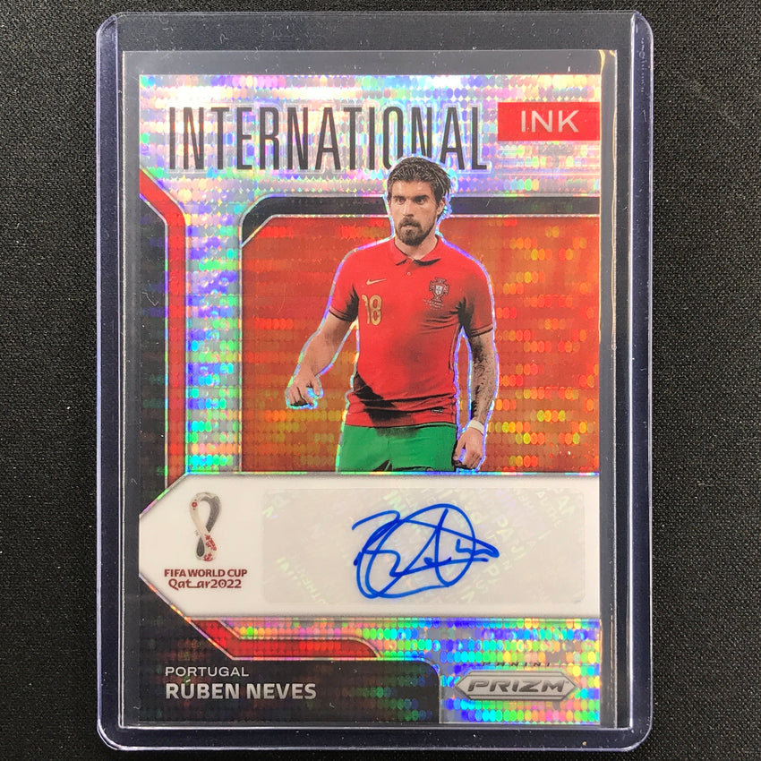 2022 Prizm FIFA World Cup Qatar RUBEN NEVES Breakaway International Ink Auto #RN