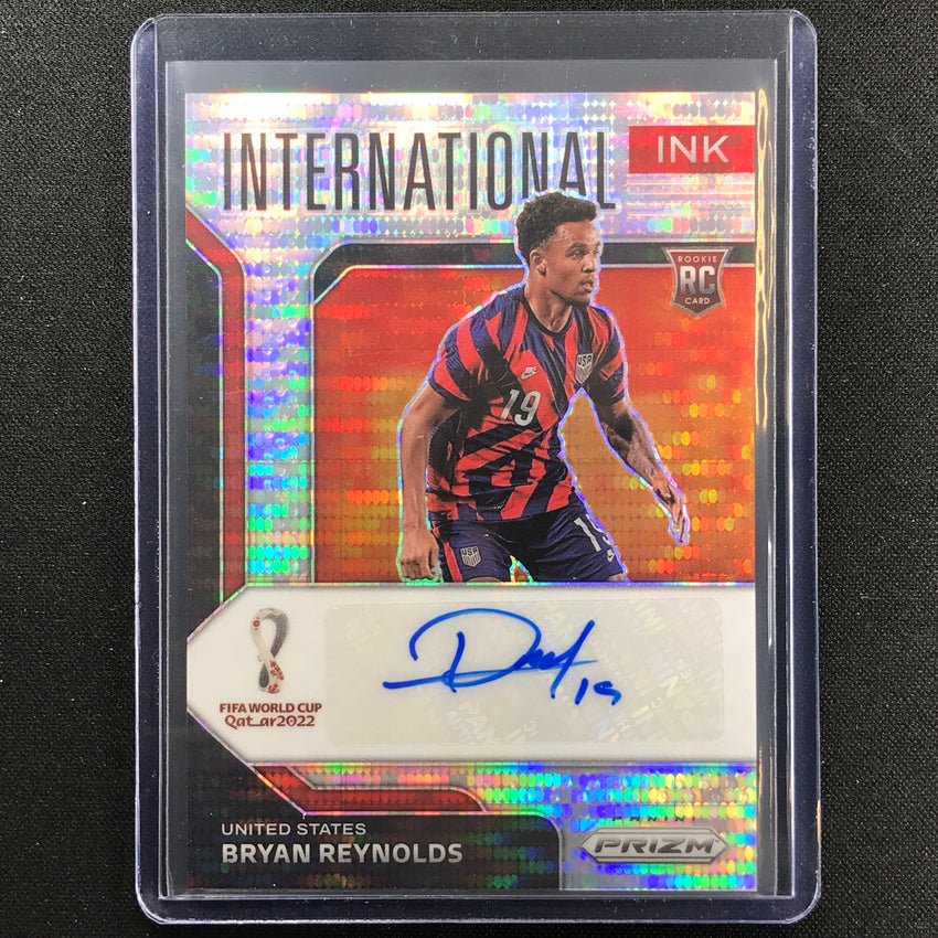 2022 Prizm Fifa World Cup Qatar Bryan Reynolds Breakaway International Auto No Bry