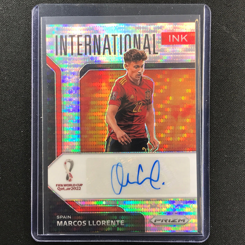 2022 Prizm Fifa World Cup Qatar Marcos Llorente Breakaway International Auto Mcl