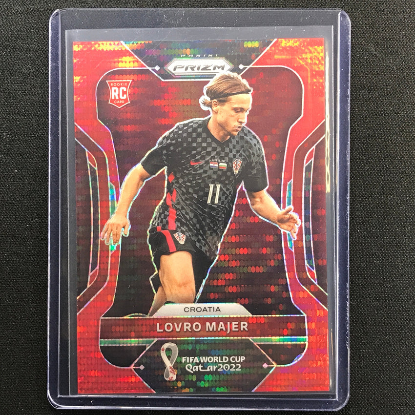 2022 Prizm Fifa World Cup Qatar Lovro Majer Rookie Breakaway Red 71/99