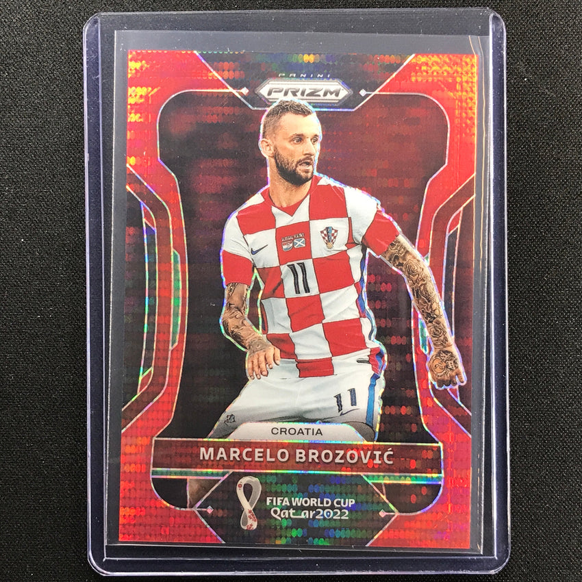 2022 Prizm Fifa World Cup Qatar Marcelo Brozovic Breakaway Red 80/99