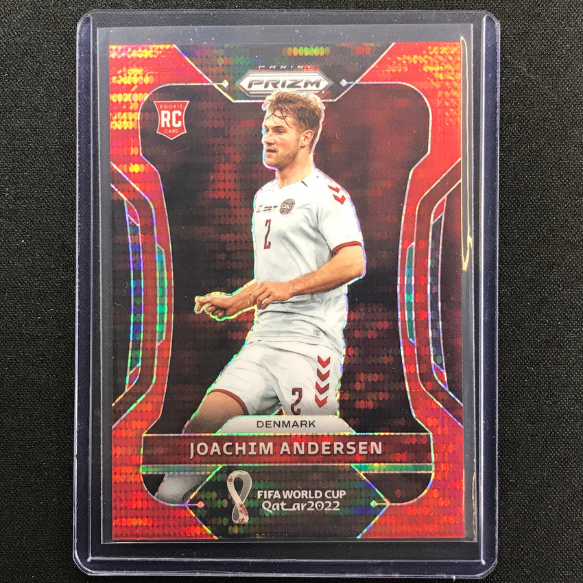 2022 Prizm Fifa World Cup Qatar Joachim Andersen Rookie Breakaway Red 5/99
