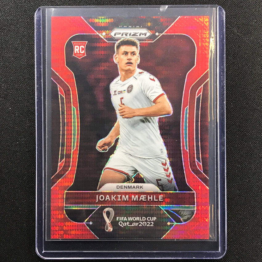 2022 Prizm Fifa World Cup Qatar Joakim Maehle Rookie Breakaway Red 80/99