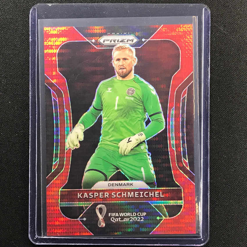 2022 Prizm Fifa World Cup Qatar Kasper Schmeichel Breakaway Red 66/99