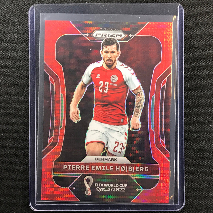 2022 Prizm Fifa World Cup Qatar Pierre Emile Hojbjerg Breakaway Red 31/99