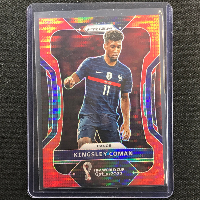 2022 Prizm Fifa World Cup Qatar Kingsley Coman Breakaway Red 44/99