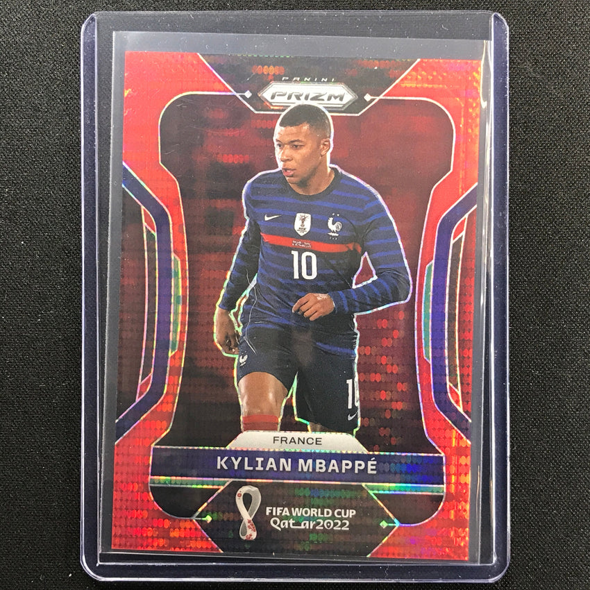 2022 Prizm Fifa World Cup Qatar Kylian Mbappe Breakaway Red 65/99