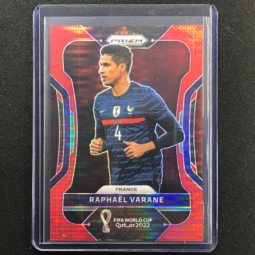 2022 Prizm Fifa World Cup Qatar Raphael Varane Breakaway Red 51/99
