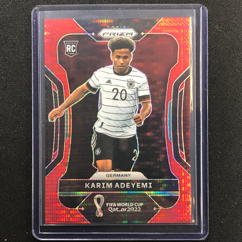 2022 Prizm Fifa World Cup Qatar Karim Adeyemi Rookie Breakaway Red 78/99