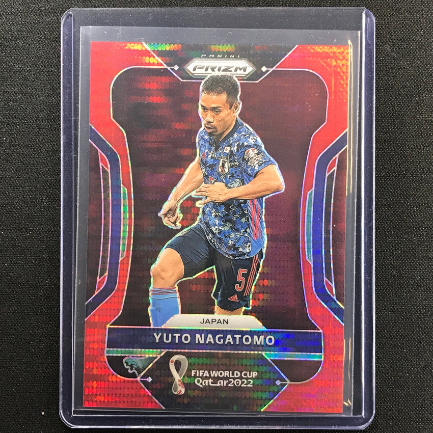 2022 Prizm Fifa World Cup Qatar Yuto Nagatomo Breakaway Red 44/99