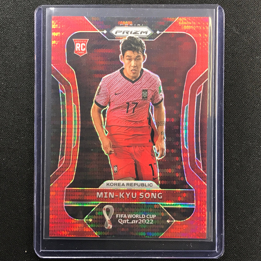 2022 Prizm Fifa World Cup Qatar Min-kyu Song Rookie Breakaway Red 34/99