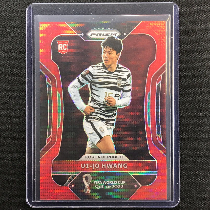 2022 Prizm Fifa World Cup Qatar Ui-jo Hwang Rookie Breakaway Red 80/99
