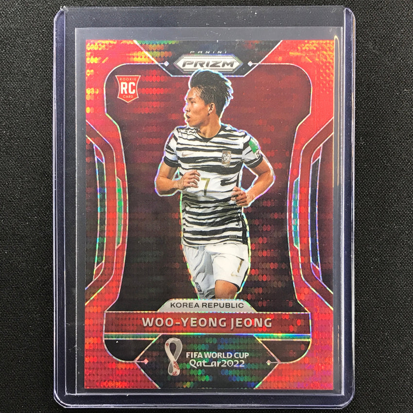 2022 Prizm Fifa World Cup Qatar Woo-yeong Jeong Rookie Breakaway Red 47/99