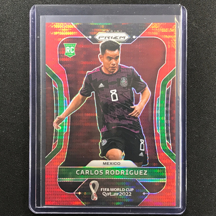 2022 Prizm Fifa World Cup Qatar Carlos Rodriguez Rookie Breakaway Red 62/99