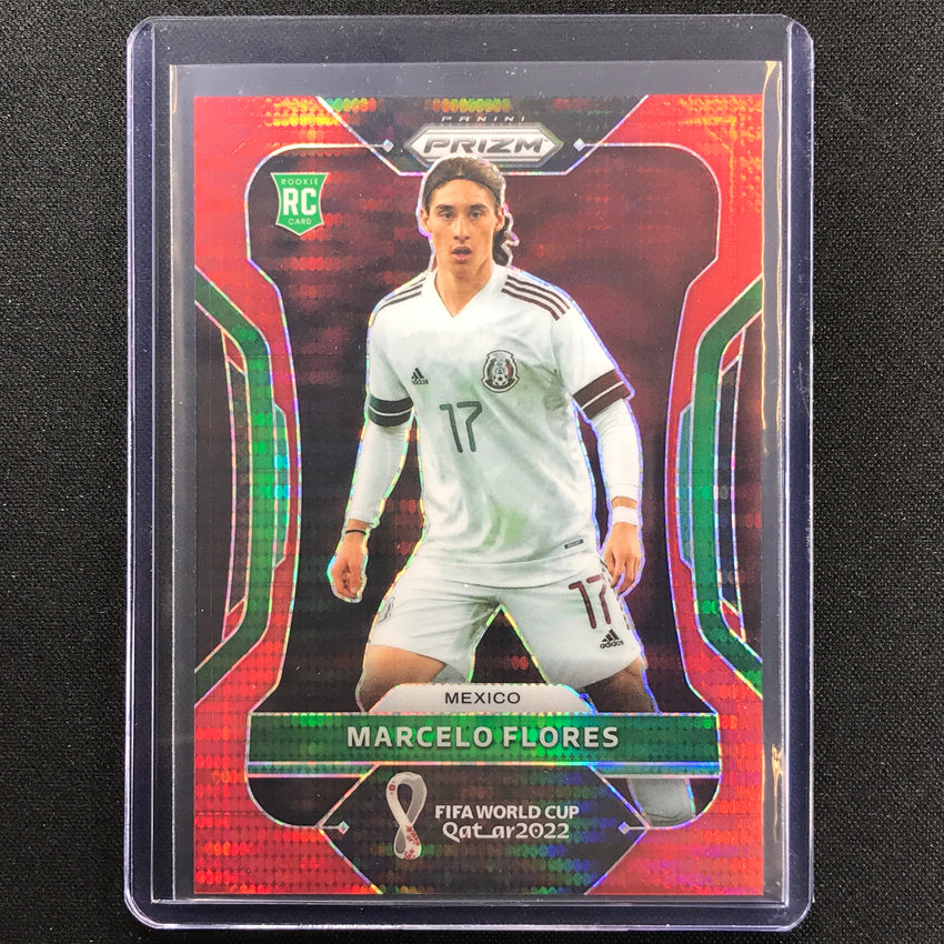2022 Prizm Fifa World Cup Qatar Marcelo Flores Rookie Breakaway Red 33/99