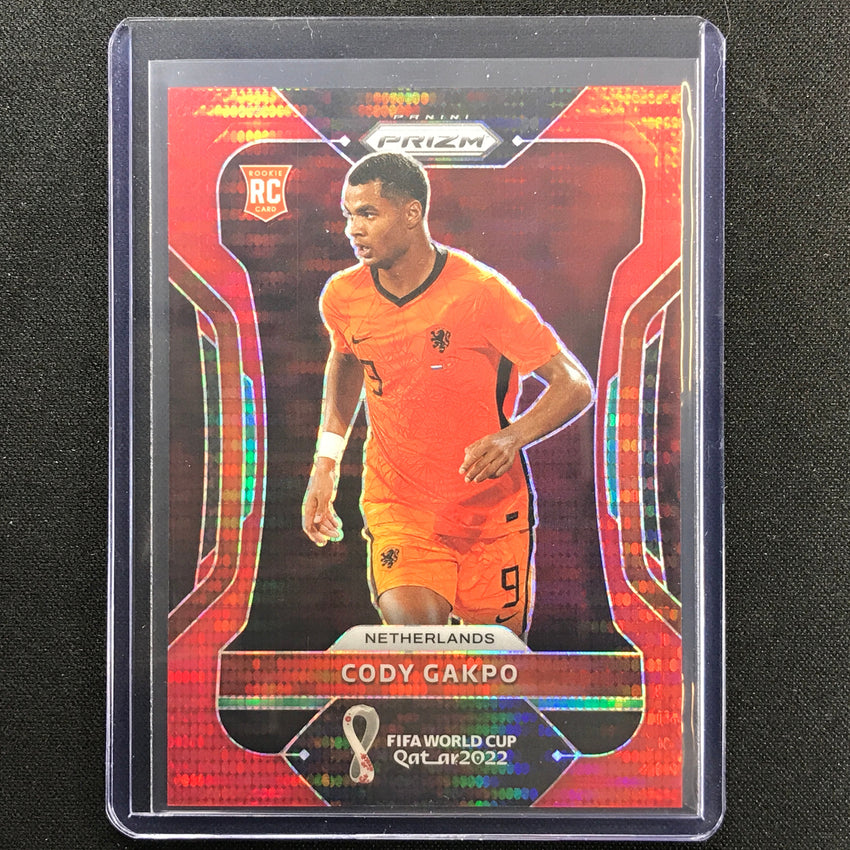 2022 Prizm Fifa World Cup Qatar Cody Gakpo Rookie Breakaway Red 82/99