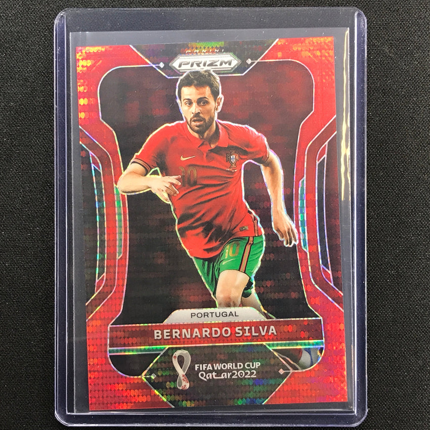 2022 Prizm Fifa World Cup Qatar Bernardo Silva Breakaway Red 68/99