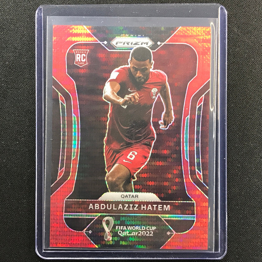 2022 Prizm Fifa World Cup Qatar Abdulaziz Hatem Rookie Breakaway Red /9199