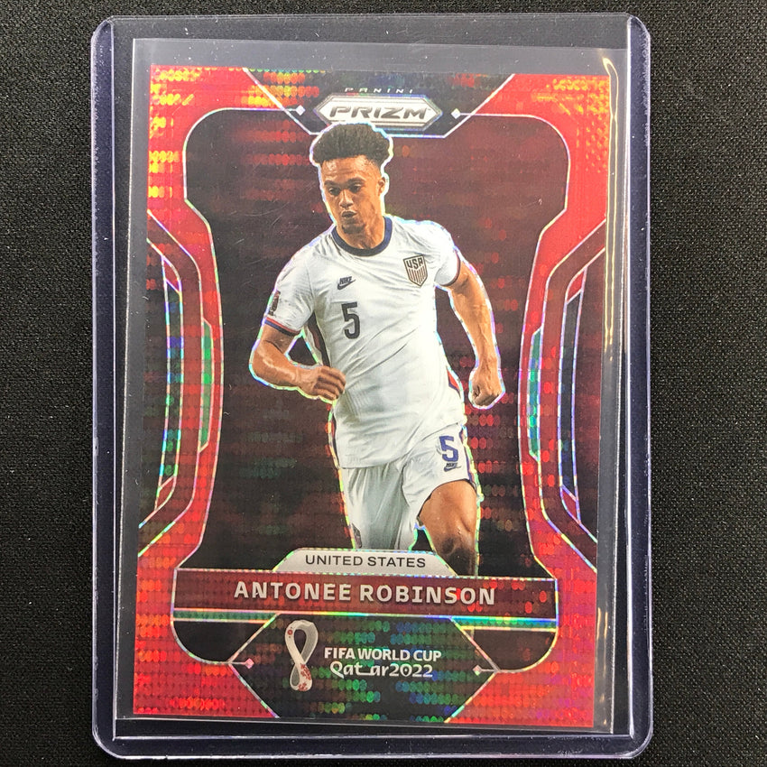 2022 Prizm Fifa World Cup Qatar Antonee Robinson Breakaway Red 46/99