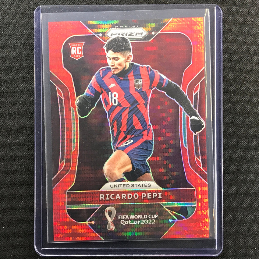 2022 Prizm Fifa World Cup Qatar Ricardo Pepi Rookie Breakaway Red 7/99