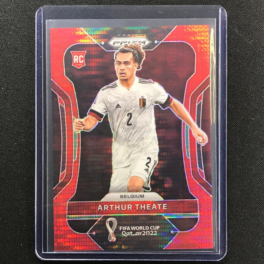 2022 Prizm Fifa World Cup Qatar Arthur Theate Rookie Breakaway Red 65/99