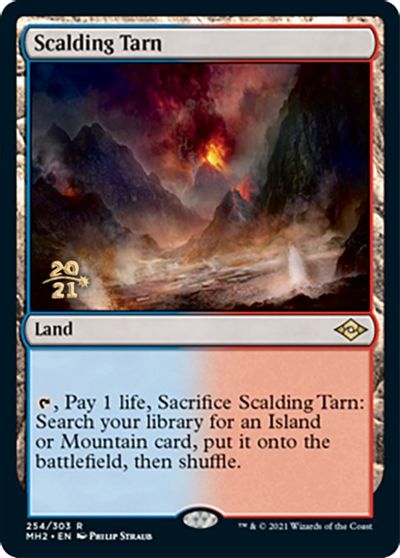 Prerelease Stamped Scalding Tarn 254/303 - Rare Mh2 Modern Horizons 2