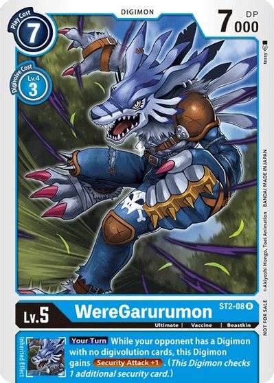 Weregarurumon St2-08 - Digimon Tamer Party Promo