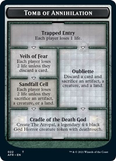 Foil Tomb Of Annihilation Token T22/281 - Adventures In The Forgotten Realm