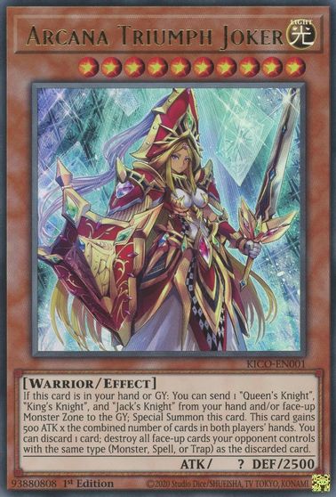 Arcana Triumph Joker - KICO-EN001 - Ultra Rare 1st Edition