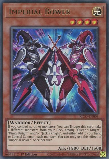 Imperial Bower - KICO-EN003 - Ultra Rare 1st Edition