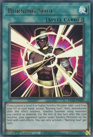 Burning Soul - KICO-EN020 - Ultra Rare 1st Edition